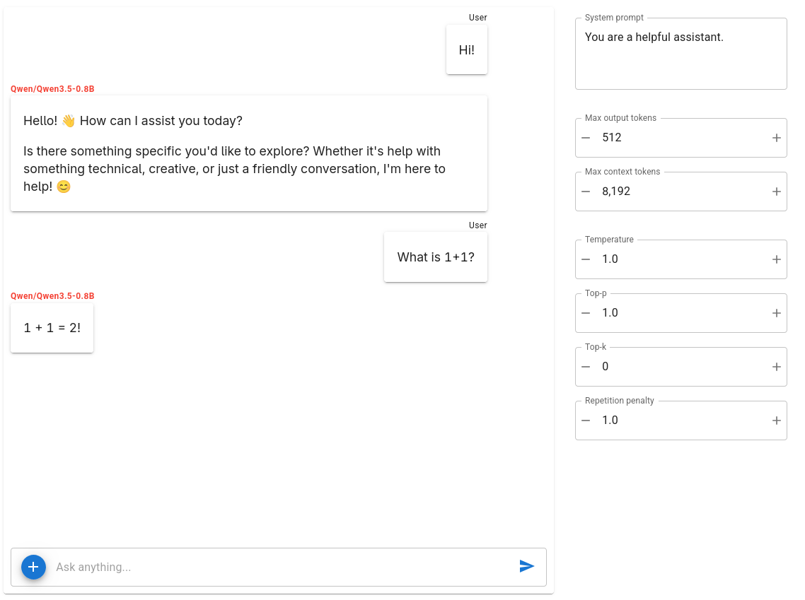 Chat screenshot